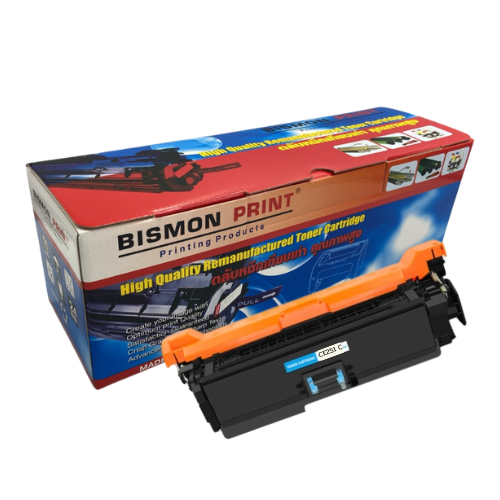 ตลับหมึกเทียบเท่า Toner Cartridge Compatible HP CE251A Cyan, HP 504A Remanufactured